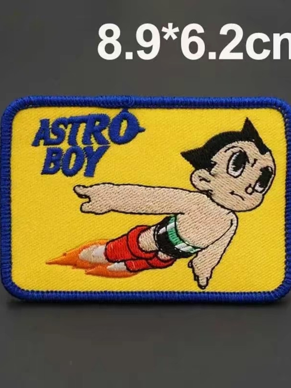 Astro Boy Sew On Patch - New No Tag Embroidered Badge 8.9cm Mighty Atom